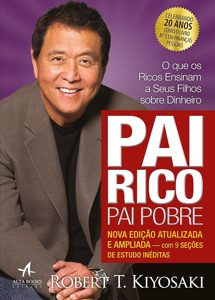 Capa do livro Pai Rico Pai Pobre